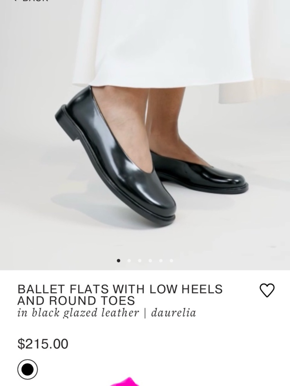 Women's Black Patent Leather Slip-On Flats - Picture 2 of 8